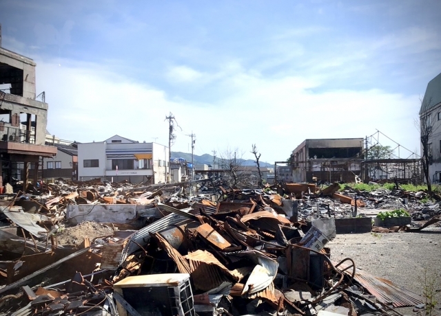 地震被害の様子