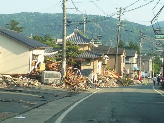 家屋の倒壊