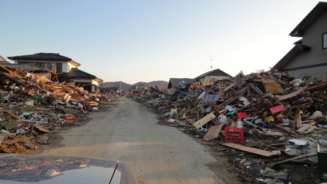 東日本大震災の被災地