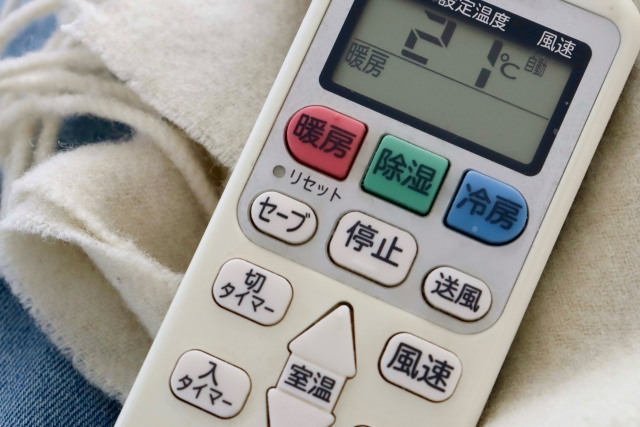エアコンのリモコン