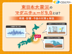 東日本大震災 マグニチュード　アイキャッチ