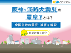 阪神淡路大震災震度　アイキャッチ