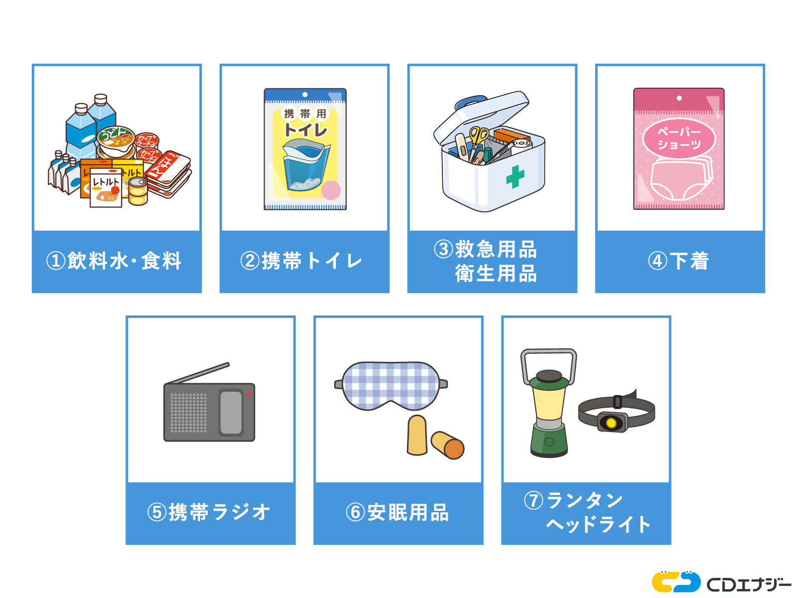 避難所生活で必要なもの7選