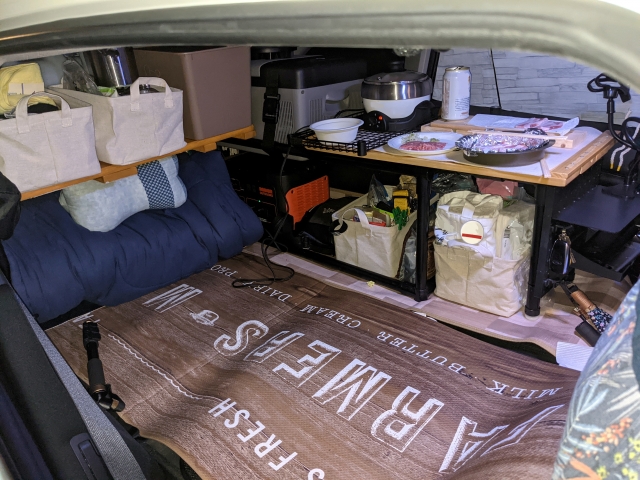 車中泊仕様の車