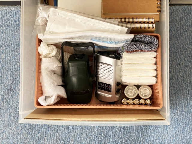 引き出し　防災グッズ