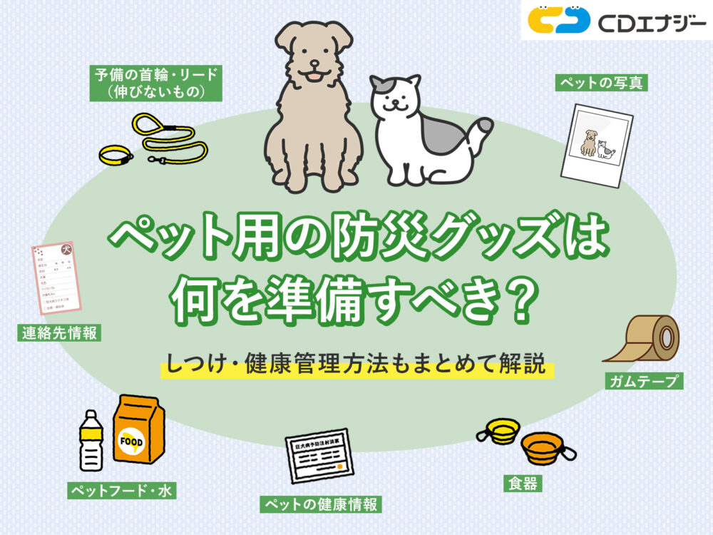 ペット　防災　サムネイル