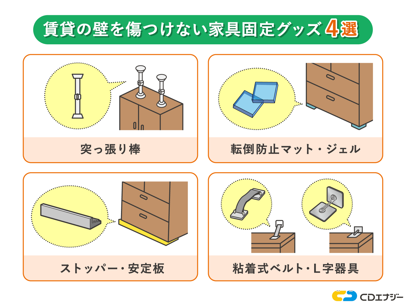 家具固定グッズ